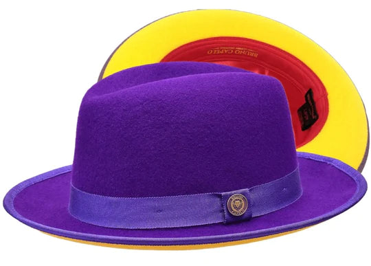 Princeton Colored Bottom Fedora by Bruno Capelo