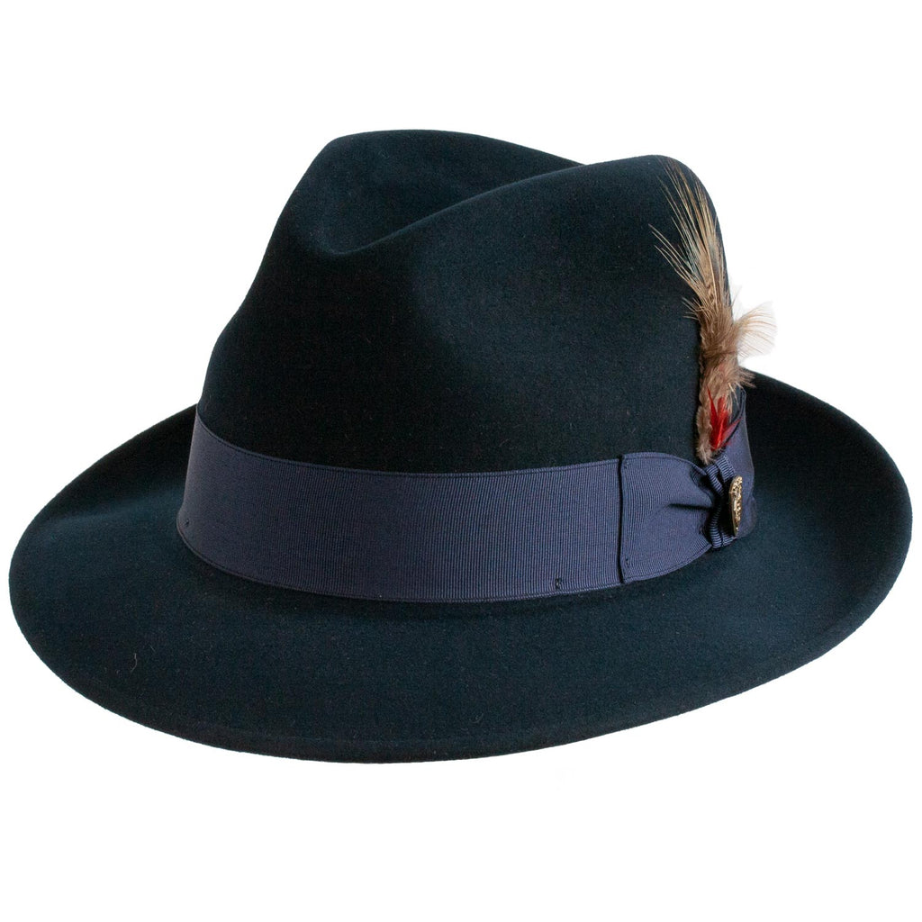 Dayton Fur Felt Fedora By Dobbs – Levine Hat Co.