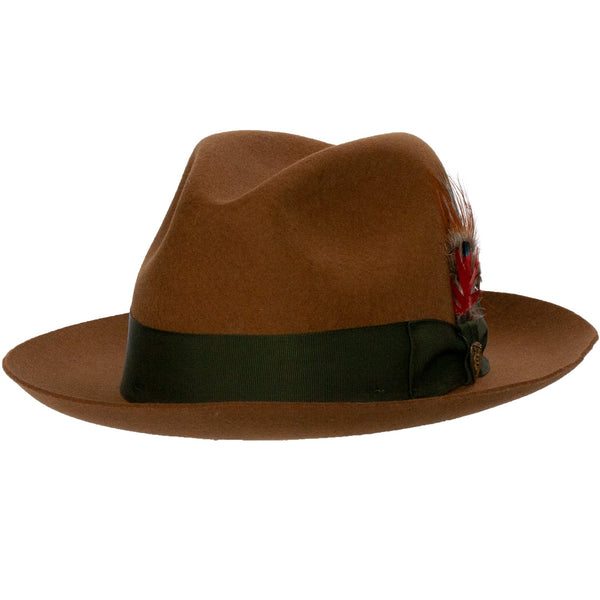 Barrington Wool Center Dent Fedora By Dobbs – Levine Hat Co.