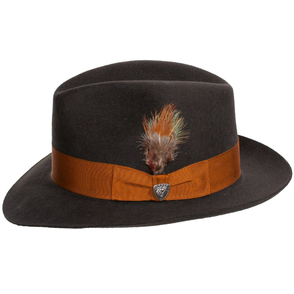 Barrington Wool Center Dent Fedora by Dobbs – Levine Hat Co.