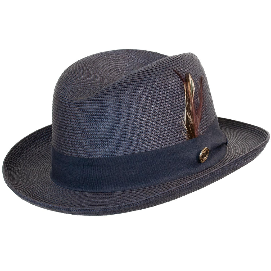 Straw Godfather Hat by Bruno Capelo – Levine Hat Co.