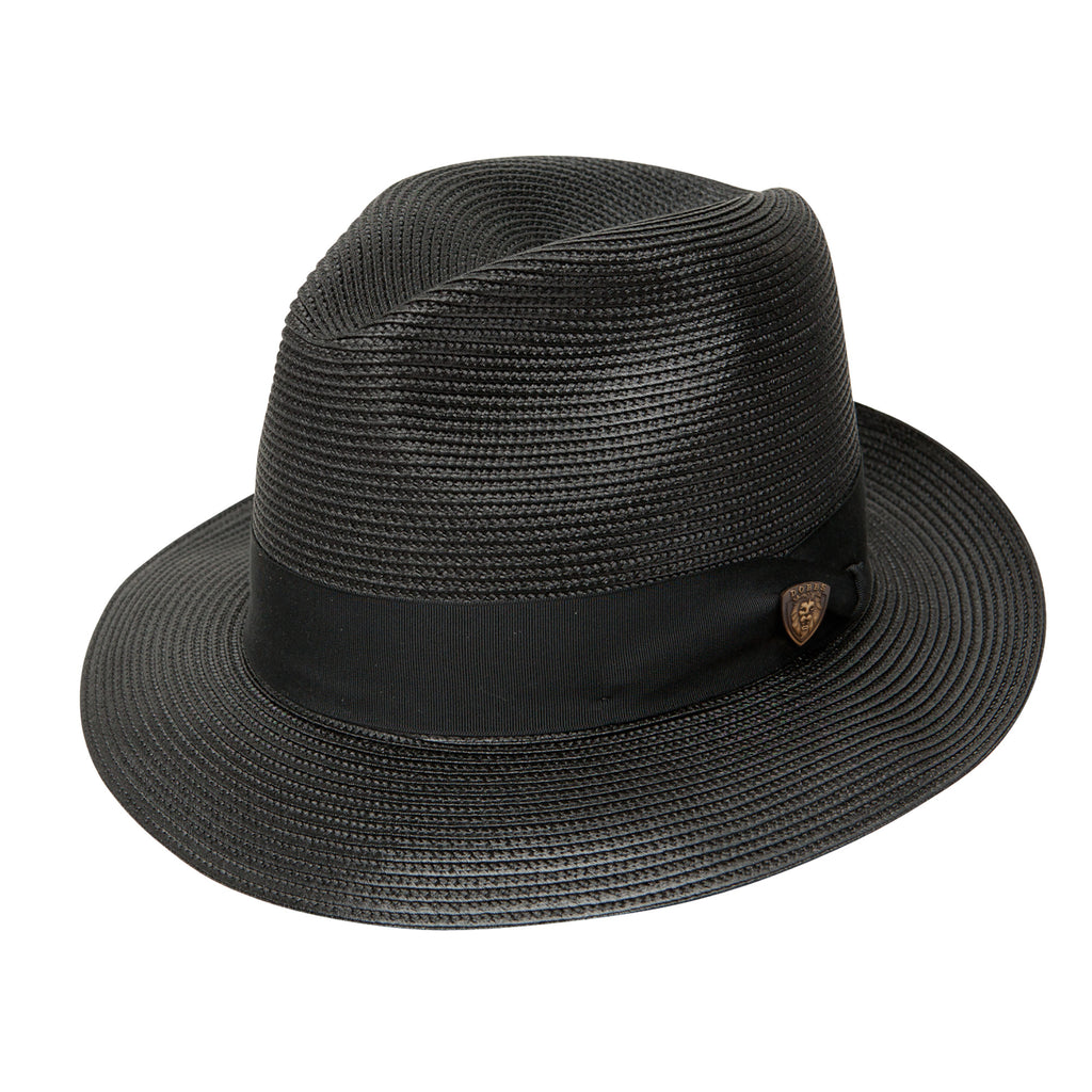 Rosebud Milan Straw Classic Brim Fedora by Dobbs – Levine Hat Co.