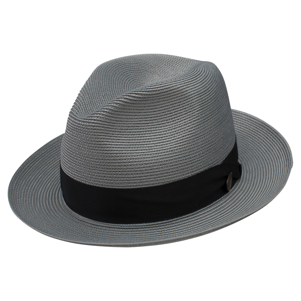 Rosebud Milan Straw Classic Brim Fedora by Dobbs – Levine Hat Co.