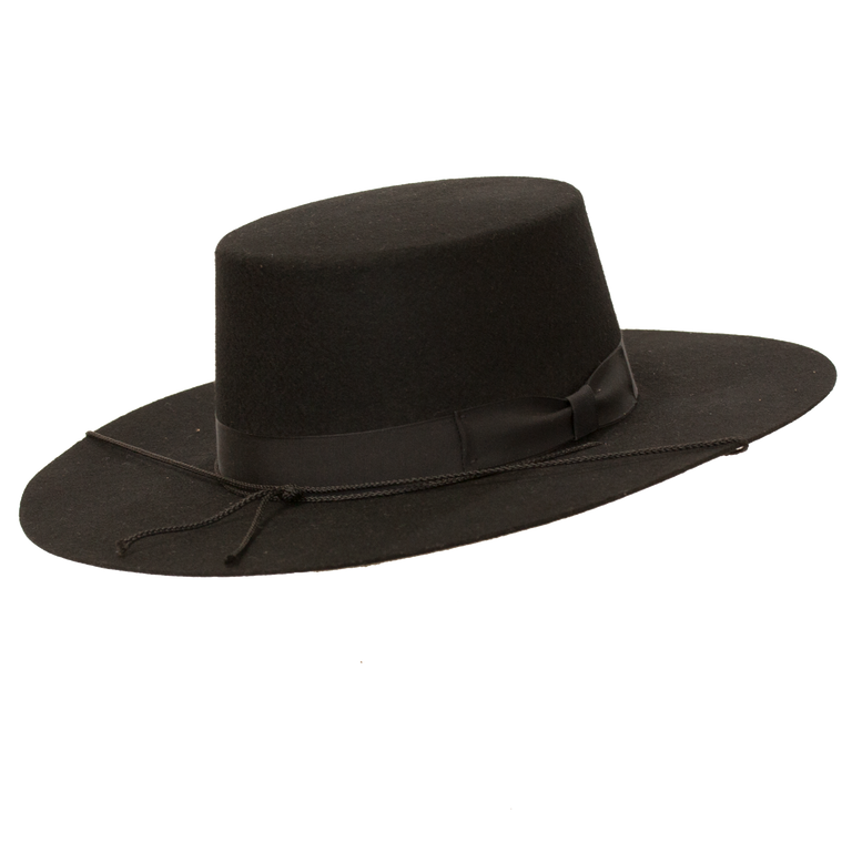 Bolero Wide Brim Flat Crown Hat by Levine Hats