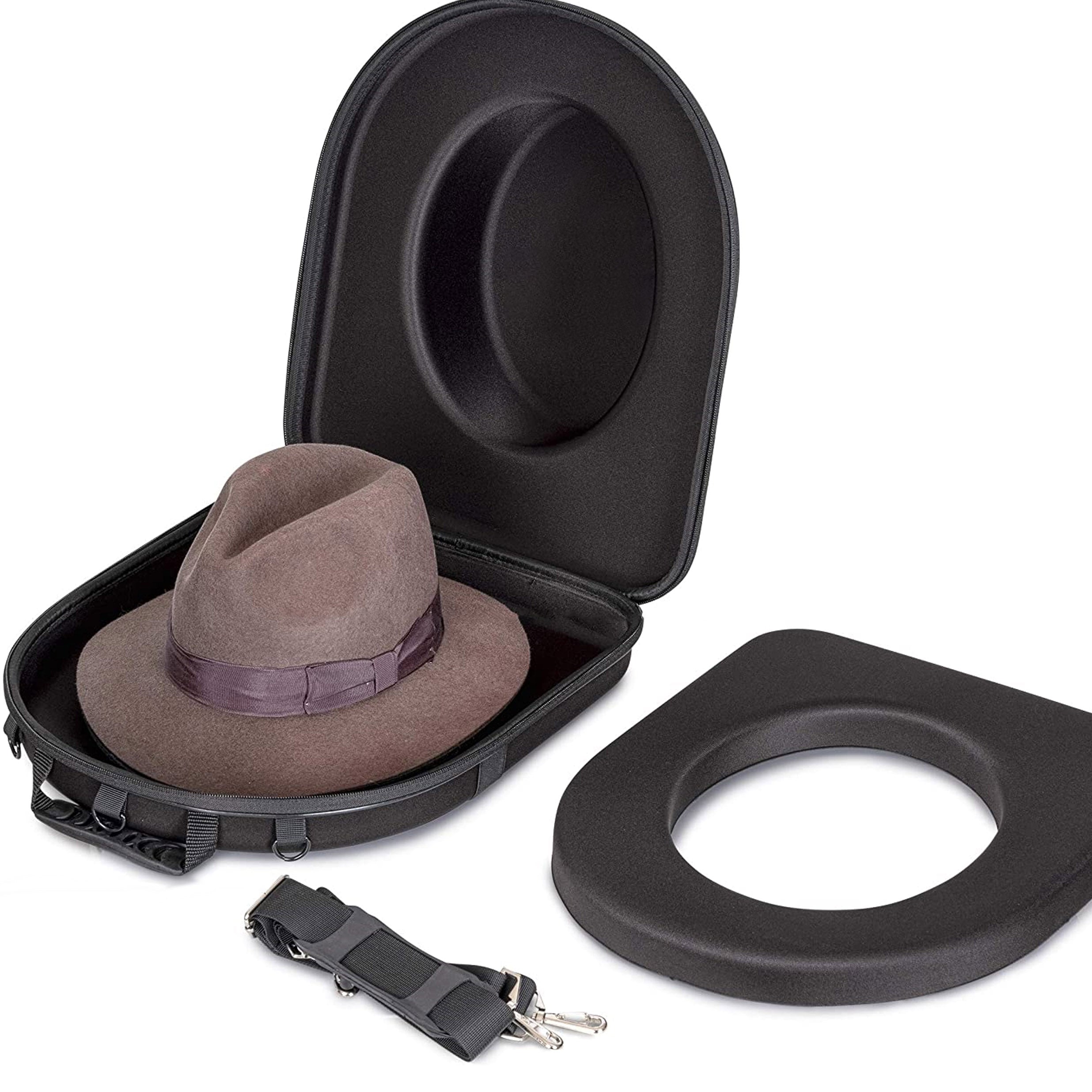 Baseball Cap Carrier Hat Box Travel Case for Hats Caps Backpack Should strap