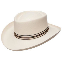 Dobbs Kingston Shantung Straw Gambler Hat NATURAL / L, Hats - DOBBS, Levine Hat Co.